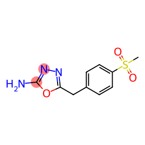 5-[(4-methanesulfonylphenyl)methyl]-1,3,4-oxadiazol-2-amine