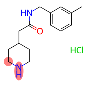 N-(3-methylbenzyl)-2-piperidin-4-ylacetamide hydrochloride