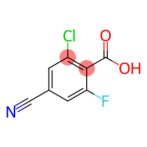 2-氯-4-氰基-6-氟苯甲酸