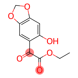 1,3-Benzodioxole-5-acetic acid, 6-hydroxy-α-oxo-, ethyl ester