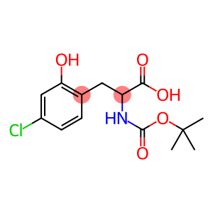 2-{[(tert-butoxy)carbonyl]amino}-3-(4-chloro-2-hydroxyphenyl)propanoic acid