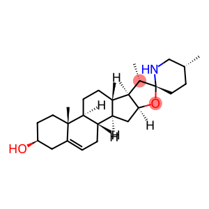delta5-20Betaf,22alphaf,25alphaf,27-azaspirosten-3beta-ol