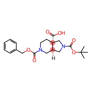 (3AR,7AS)-5-((苄基氧基)羰基)-2-(叔丁氧基羰基)辛烷氢-7AH-吡咯并[3,4-C]吡啶-7A-羧酸