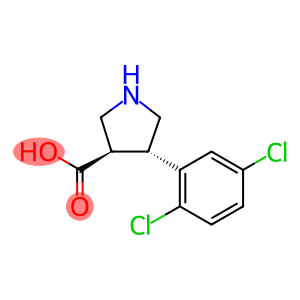 (3R,4S)-4-(2,5-dichlorophenyl)pyrrolidine-3-carboxylic acid