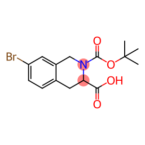2-N-Boc-7-bromo-3,4-dihydro-1H-isoquinoline-2,3-dicarboxylic acid