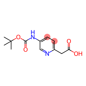 2-(5-{[(tert-butoxy)carbonyl]amino}pyridin-2-yl)acetic acid