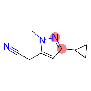 (3-cyclopropyl-1-methyl-1H-pyrazol-5-yl)acetonitrile