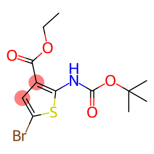 5-溴-2-((叔丁氧基羰基)氨基)噻吩-3-甲酸乙酯