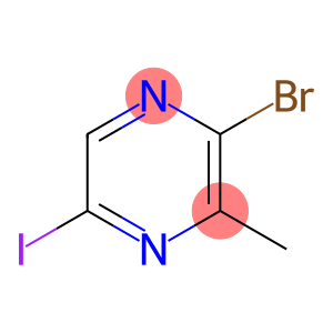 Pyrazine, 2-bromo-5-iodo-3-methyl-