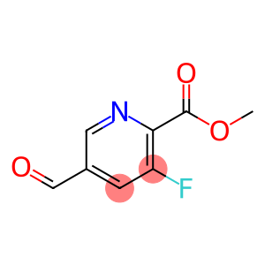 2-Pyridinecarboxylic acid, 3-fluoro-5-formyl-, methyl ester