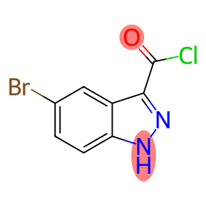 1H-Indazole-3-carbonyl chloride, 5-broMo-