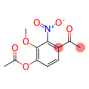 4-Acetyl-2-methoxy-3-nitrophenyl acetate