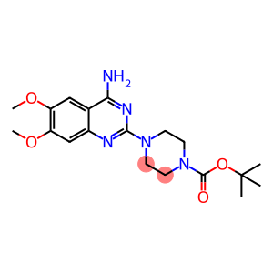 1-Piperazinecarboxylic acid, 4-(4-amino-6,7-dimethoxy-2-quinazolinyl)-, 1,1-dimethylethyl ester