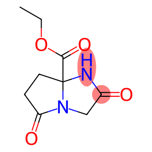 1H-Pyrrolo[1,2-a]imidazole-7a(5H)-carboxylic acid, tetrahydro-2,5-dioxo-, ethyl ester