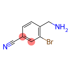 2-溴-4-氰基苄胺