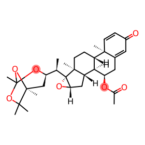 (17R,22R,24S)-7α-Acetoxy-16β,17-epoxy-22,24,25-(ethylidynetrisoxy)ergosta-1,4-dien-3-one