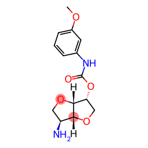 [(3S,3aR,6R,6aS)-3-amino-2,3,3a,5,6,6a-hexahydrofuro[3,2-b]furan-6-yl] N-(3-methoxyphenyl)carbamate