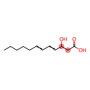 trans,trans-3-Hydroxydodeca-4,6-dienoic acid