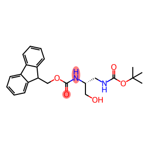 Carbamic acid, N-[(1R)-2-[[(1,1-dimethylethoxy)carbonyl]amino]-1-(hydroxymethyl)ethyl]-, 9H-fluoren-9-ylmethyl ester