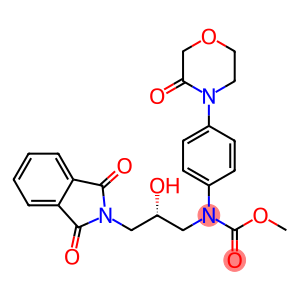 Methyl N-[(2S)-3-(1,3-dihydro-1,3-dioxo-2H-isoindol-2-yl)-2-hydroxypropyl]-N-[4-(3-oxo-4-morpholinyl)phenyl]carbamate