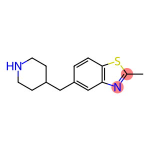 Benzothiazole, 2-methyl-5-(4-piperidinylmethyl)-
