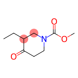 1-Piperidinecarboxylic acid, 3-ethyl-4-oxo-, methyl ester