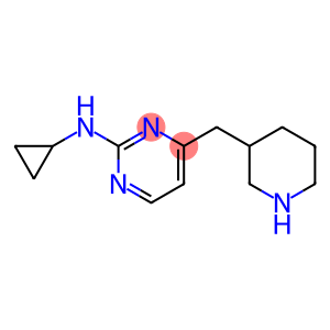 2-Pyrimidinamine, N-cyclopropyl-4-(3-piperidinylmethyl)-
