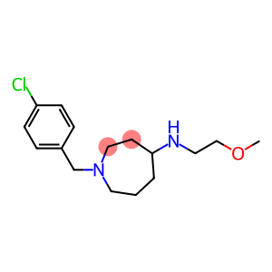 1H-Azepin-4-amine, 1-[(4-chlorophenyl)methyl]hexahydro-N-(2-methoxyethyl)-