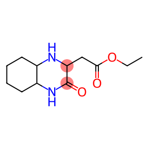 2-Quinoxalineacetic acid, decahydro-3-oxo-, ethyl ester