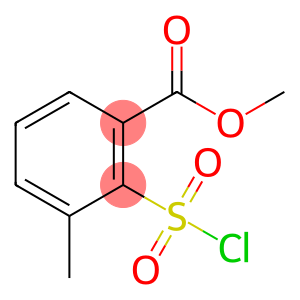Benzoic acid, 2-(chlorosulfonyl)-3-methyl-, methyl ester