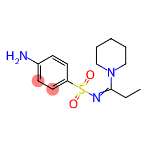 Benzenesulfonamide, 4-amino-N-[1-(1-piperidinyl)propylidene]-