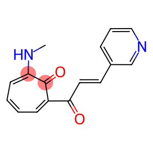 2-(methylamino)-7-[3-(3-pyridinyl)acryloyl]-2,4,6-cycloheptatrien-1-one