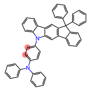 Benzenamine, 4-(11,11-diphenylindeno[1,2-b]carbazol-5(11H)-yl)-N,N-diphenyl-