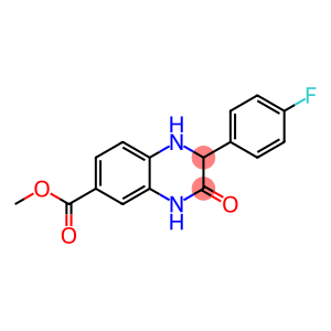 methyl 2-(4-fluorophenyl)-3-oxo-1,2,3,4-tetrahydroquinoxaline-6-carboxylate
