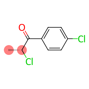 1-Propanone, 2-chloro-1-(4-chlorophenyl)-, (R)- (9CI)