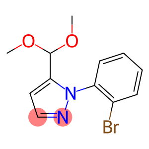 1 - (2 -溴苯基)-5 - 二甲氧基甲基- 1H -吡唑