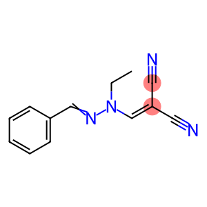 Propanedinitrile, 2-[[1-ethyl-2-(phenylmethylene)hydrazinyl]methylene]-