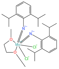 Bis(N-2,6-diisopropylaniline)dimethoxyethane molybdenum dichloride