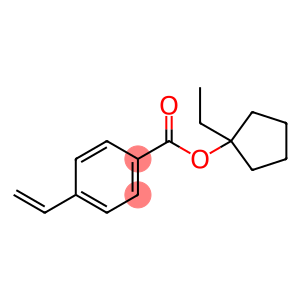 Benzoic acid, 4-ethenyl-, 1-ethylcyclopentyl ester
