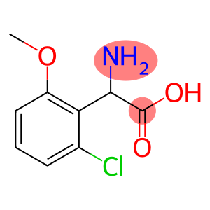 Benzeneacetic acid, α-amino-2-chloro-6-methoxy-