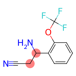3-AMINO-3-[2-(TRIFLUOROMETHOXY)PHENYL]PROPANENITRILE