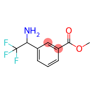Benzoic acid, 3-(1-amino-2,2,2-trifluoroethyl)-, methyl ester