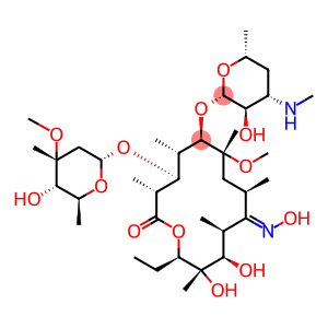 N-Desmethyl Clarithromycin (9E)-Oxime