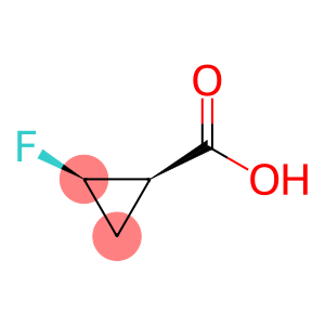 Cyclopropanecarboxylic acid, 2-fluoro-, (1R-cis)-