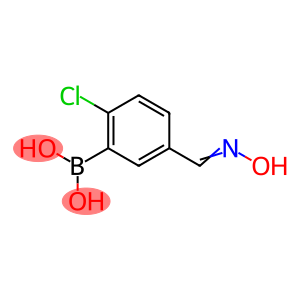 2-氯-5-(羟基亚氨基甲基)苯基硼酸