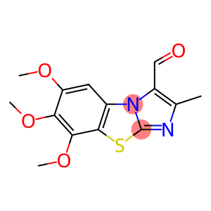 2-METHYL-6,7,8-TRIMETHOXYIMIDAZO[2,1-B]BENZOTHIAZOLE-3-CARBOXALDEHYDE