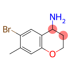 6-BROMO-7-METHYL-3,4-DIHYDRO-2H-1-BENZOPYRAN-4-AMINE
