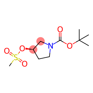 1-Pyrrolidinecarboxylic acid, 3-[(methylsulfonyl)oxy]-, 1,1-dimethylethylester, (3R)-