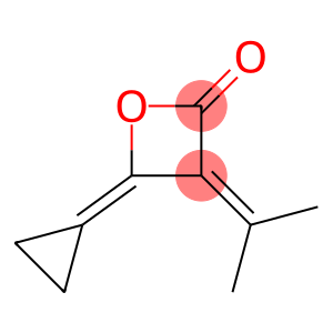 2-Oxetanone,4-cyclopropylidene-3-(1-methylethylidene)-(9CI)