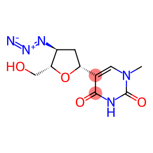 1-methyl-5-(3-azido-2,3-dideoxy-beta-pentofuranosyl)uracil